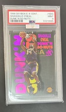 1998 SKYBOX E-X CENTURY SHAQUILLE O’NEAL DUNK 'N GO-NUTS PSA 9 MBA SILVER #9DG picture