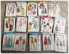 Vintage Simplicity McCall Sewing Patterns Mostly 70s YOU CHOOSE Partially Used picture