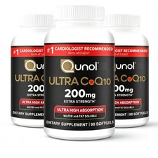 1-3 bottles Qunol Ultra CoQ10 200mg Softgels - Ultra High Absorption Supplement picture