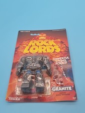 1986 Tonka Rock Lords Granite New On Damaged Card Back Rocklords Rock Warrior picture