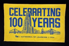 University of Pittsburgh Pitt Panthers Cathedral of Learning 100th Rally Towel picture
