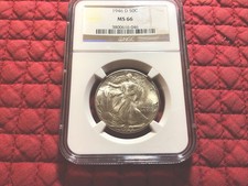 1946 D NGC MS66 Walking Liberty Half Dollar 50c Beautiful Coin  picture