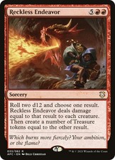 MTG Reckless Endeavor  - Adventures in the Forgotten Realms Commander #033 picture