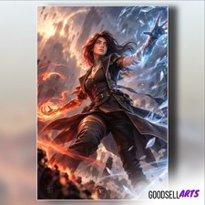 Lune Poster Clair Obscur Expedition 33 Art Print Fantasy RPG Video Game Decor picture
