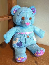 1995 Tyco Blue Doodle Bear With Butterflies 16