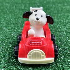 Vintage 1997 Fisher Price Dog and Fire Truck 1-Piece picture