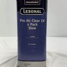 Lesonal 516533 Pro Air Clear LV 2 Pack Slow Acrylic Urethane Clearcoat 1 Gallon picture