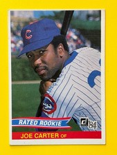 Joe Carter 1984 Donruss Rated Rookie Chicago Cubs OC #41 picture