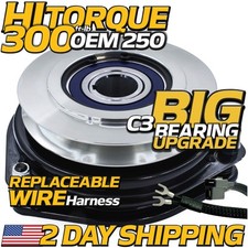 HiTorque 300ftlb (OEM 250) BIGBearing PTO Clutch for John Deere TCA15800 ZTrak picture