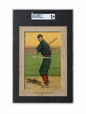 1910-11 T3 Turkey Red - Mike Mitchell #24 Checklist Back SGC 1  Authentic picture