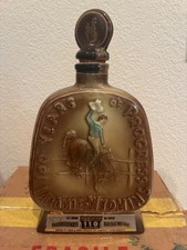 Vintage Jim Beam Centennial Jubilee Laramie Wyoming Whiskey Decanter 1968 EMPTY picture