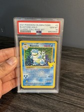 2021 POKEMON CELEBRATIONS CLASSIC COLLECTION #2 BLASTOISE-HOLO BASE SET PSA 10 picture