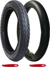 2 Pack Electrc Bike Tire 14X2.125 (57-254) with 2 Bent Valve Tubes 3 Tire Levers picture