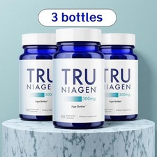 3 Pack Tru Niagen Nicotinamide Riboside Chloride 300mg 90 NR picture