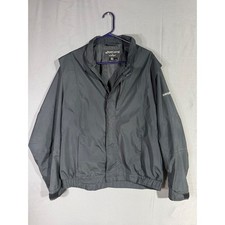 DryJoys by FootJoy Mens Golf Jacket L Gray Lightweight Windbreaker Outerwear picture