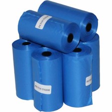 DOG PET WASTE POOP BAGS UNSCENTED REFILL ROLLS Pick Up Your Color & Quantity picture