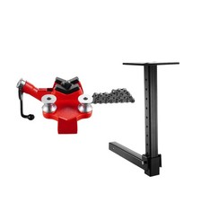 Uimoso Chain Vise with Hitch Mount Plate for 1/8-5 Inch Pipe Clamping picture