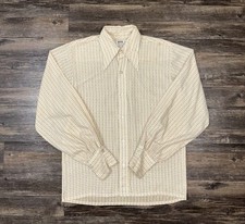 VTG 60s Powr House Montgomery Ward Plaid Cotton Flannel Shirt Sanforized Sz XL picture