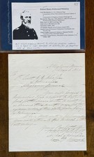 1864 Civil War Letter Gen RHK Whiteley Allegheny Arsenal Military Orders Ohio picture