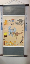 Pokemon  Antique Store Machamp Hitmonlee Hanging Scroll Korea Exclusive Sealed picture