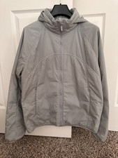 Lululemon Insulated Back-Vent Running Jacket Silver Drop Gray Women’s M picture