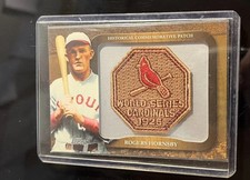 2009 Topps - Legends of the Game Commemorative Patch Rogers Hornsby #LPR-55 picture