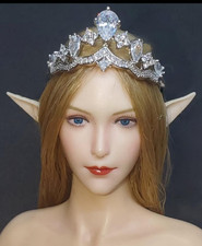 1/6 Metal Tiara Crown Crystal hairband Queen Princess Fashion BJD Doll Jewelry picture