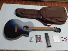 Ibanez AEWC32FM-ISF Acoustic Electric Guitar Indigo Sunset Fade - Near Mint picture