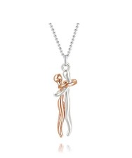 Affectionate Hug Necklace Couples Necklace for Him and Her Valentine's Day Em... picture