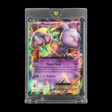 MEWTWO EX RAINBOW HOLO FOIL FULL ART CARD 2016 Black Star Promo - Pokemon picture