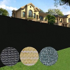 6 X 50ft Privacy Fence Cover Screen Fencing Mesh Shade Net Cover for Garden Yard picture