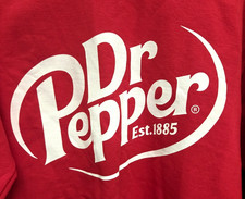 Vintage Dr Pepper Sweatshirt Mens Large Fleece Crewneck Soda USA 90s picture