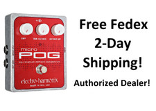 New Electro-Harmonix EHX Micro Pog Polyphonic Octave Generator Effects Pedal picture