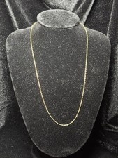 Vintage Solid 14k Gold 16inch Necklace - Stamped 14k picture