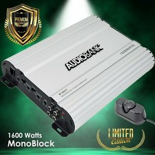 Audiobank Monoblock 1600 WATTS Amp Class D Car Audio Stereo Bass Amplifiers picture