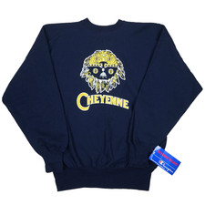 Champion NWT Vintage Cheyenne Reverse Weave Sweatshirt Size XXL Navy Made in USA picture