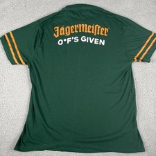 Jagermeister Shirt Mens XXL Green Short Sleeve 0 Fs Given Crewneck Stag Deer picture