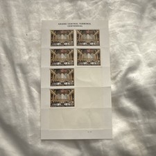 US Scott #4739 $19.95 Grand Central Terminal Express Mail Partial Sheet of 6 MNH picture