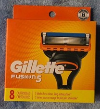 Gillette Fusion 5 Razor Blade refills of 8 Cartridges Sealed Pack image may vary picture