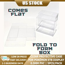 5/10/20/40PCS Clear Protective Case For Pokemon Elite Trainer Box ETB  picture