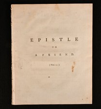 1780 Epistle to a Friend on the Death of John Thornton William Haley 2nd Ed picture