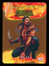 2022 Marvel Masterpieces Kraven Preserved in Amber Orange /15 picture