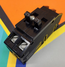 ZINSCO 125 AMP 2-POLE TYPE Q WIDE BREAKER MAIN BRANCH 120/240 VOLT SHIPS INSURED picture