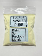Sulfur powder, very pure,  (2 oz) bag, sulphur 99.5+% Purity, Fine Mesh picture
