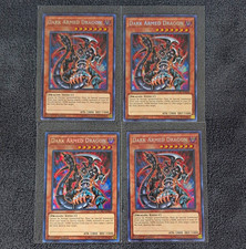 Yu-Gi-Oh Dark Armed Dragon LCKC-EN068 1st Ed Secret Rare Lot x4 NM picture