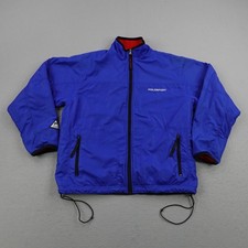 Vintage Polo Sport Ralph Lauren Jacket Mens Medium Blue Red Reversible Fleece picture
