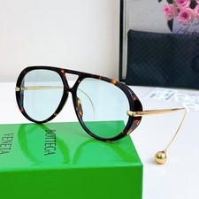 Bottega Veneta BV1273 Women's Sunglasses  Tortoiseshell Frame Blue Lens Oversize picture