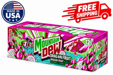 Mountain Dew Soda Dragon Fruit 12 fl oz, 12 Count picture