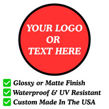 Custom Printed Stickers Logos Decals Waterproof Vinyl Die Cut Glossy Matte NEW picture