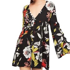 NWT - Free People Bella Floral-Print Tunic Mini Dress picture